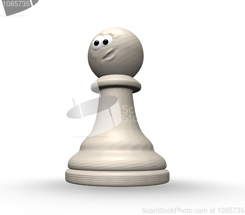 Image of funny chess pawn