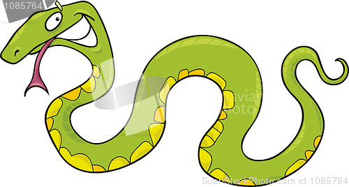 Image of green snake