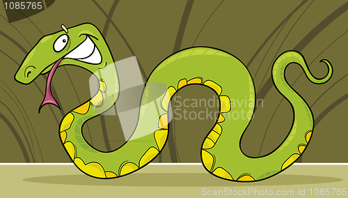 Image of green snake