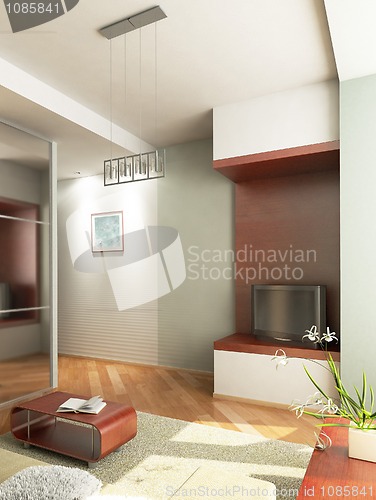 Image of 3D render interior