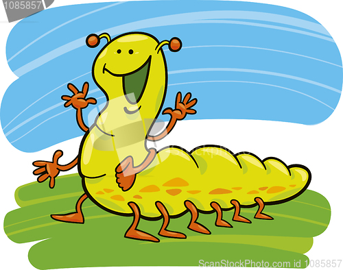 Image of funny caterpillar