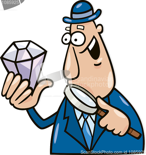 Image of Man with diamond