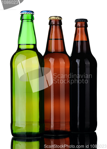 Image of Tree bottles of beer