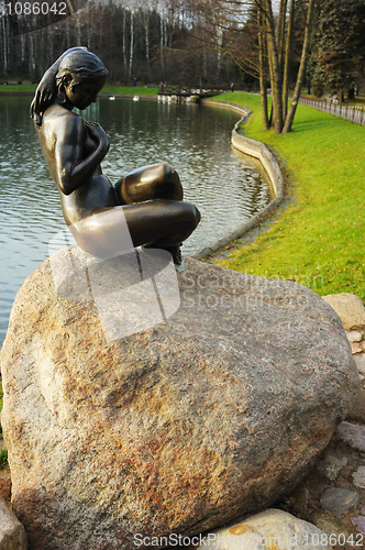 Image of Sculpture in a city park