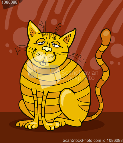 Image of Smiling Yellow Cat