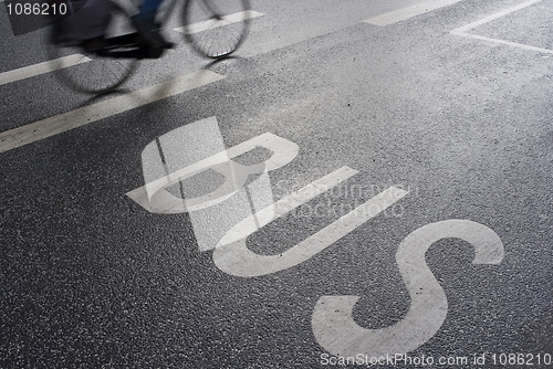 Image of Urban morning cyclist