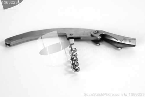 Image of Corkscrew on white table