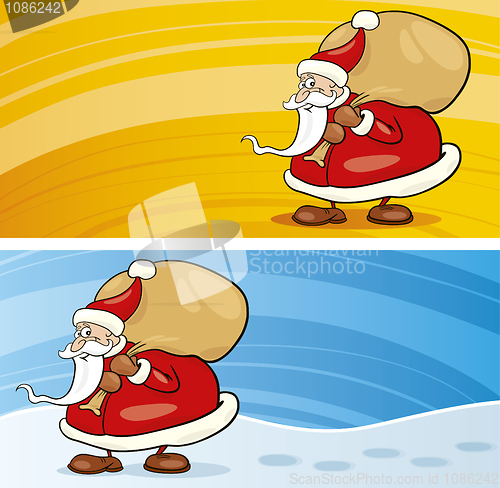 Image of Santa claus with sack