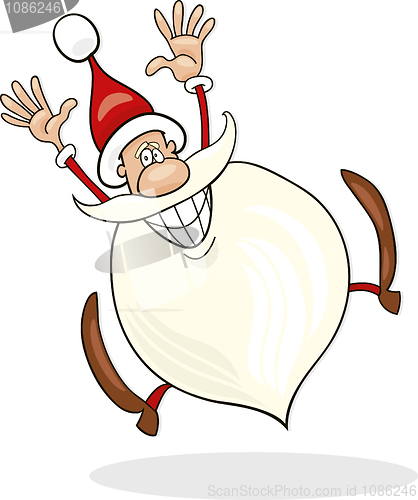 Image of happy Santa claus