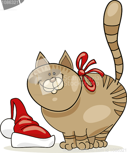 Image of Christmas cat