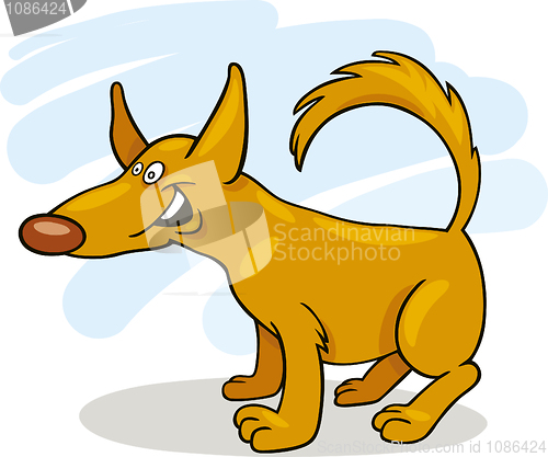 Image of Funny Yellow Dog