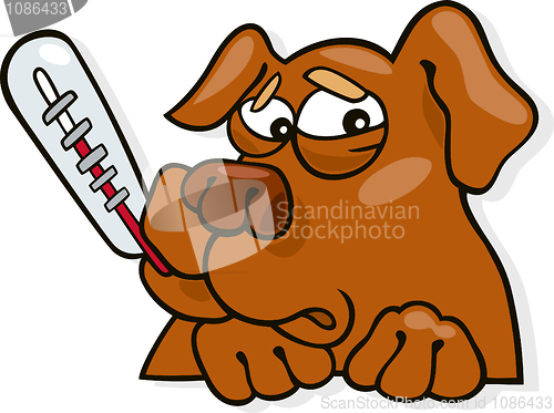 Image of Ill dog