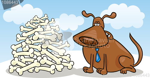 Image of Wealthy dog
