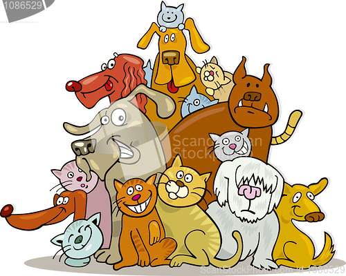 Image of Cats and Dogs group