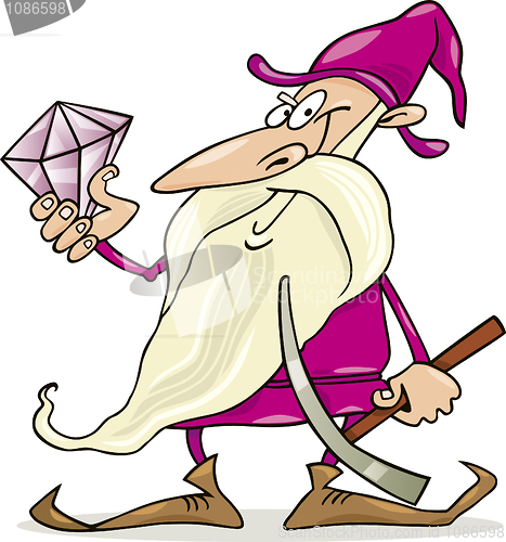 Image of Dwarf with diamond