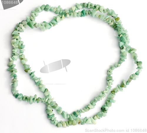 Image of Amazonite chip necklace