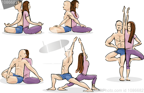 Image of Yoga in Couple