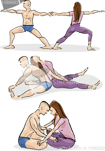 Image of Yoga in Couple