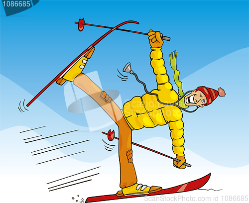 Image of Crazy doctor on ski