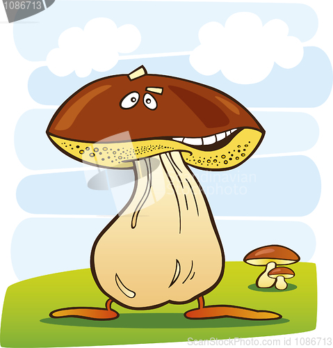 Image of Cartoon mushroom