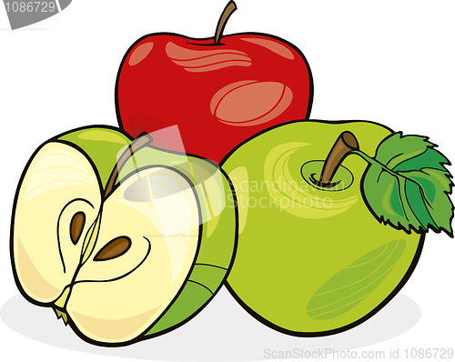 Image of three apples