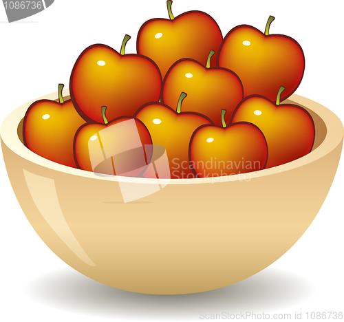 Image of apples in bowl