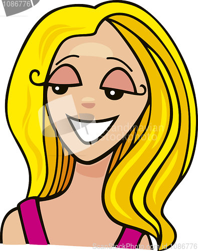 Image of cute blond girl