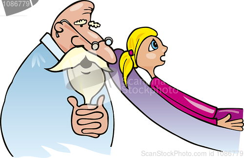 Image of Teen girl at shrink