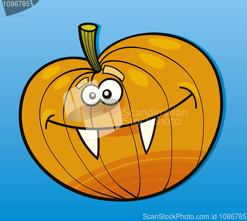 Image of Funny halloween pumpkin