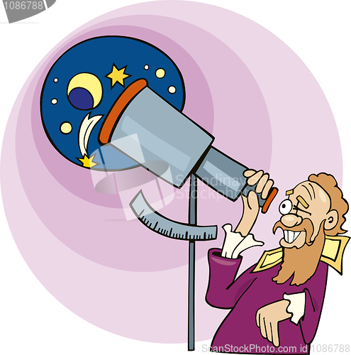 Image of Galileo the astronomer