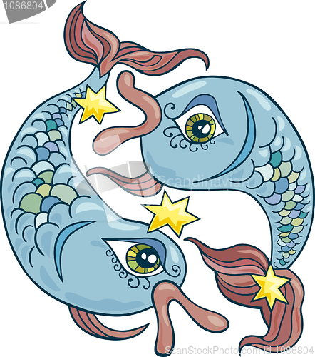 Image of Zodiac pisces sign