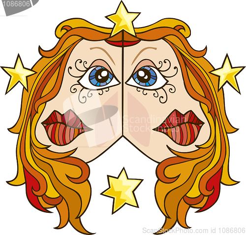 Image of Zodiac gemini sign