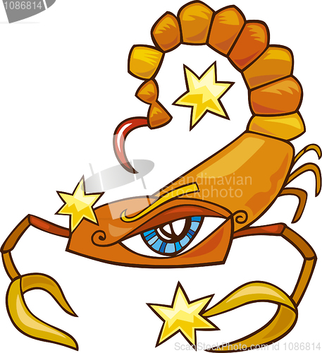 Image of Zodiac scorpio sign