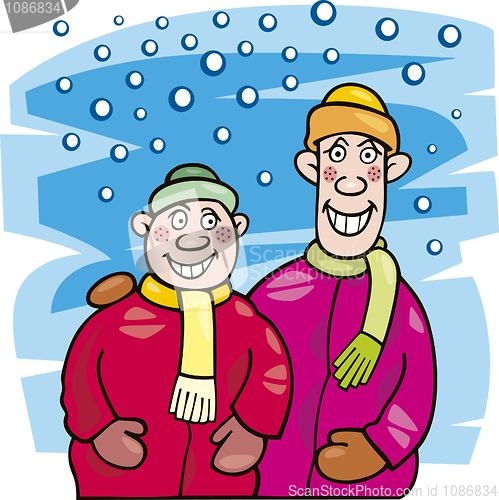 Image of Children at winter
