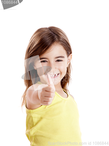 Image of Girl with thumbs up