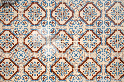 Image of Vintage spanish style ceramic tiles