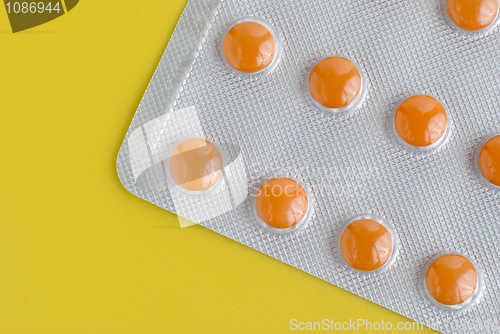 Image of Pack of orange pills