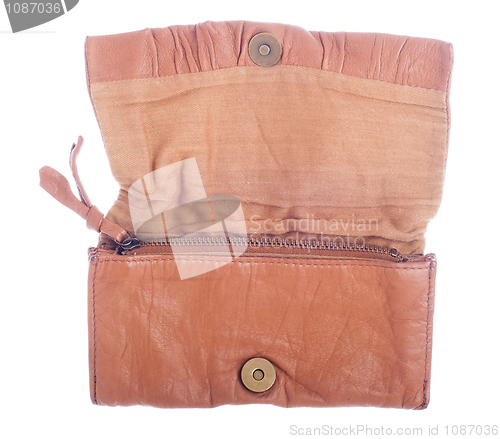 Image of Leather clutch