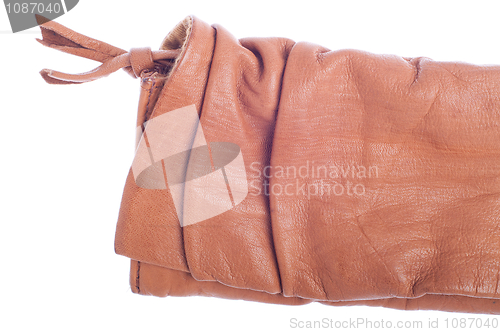 Image of Leather clutch