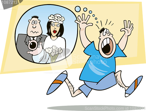 Image of Guy frightened of marriage