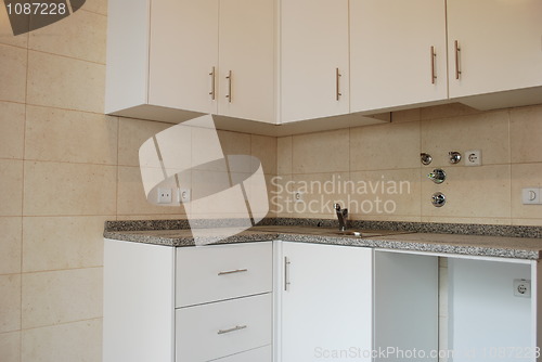 Image of Modern apartment kitchen