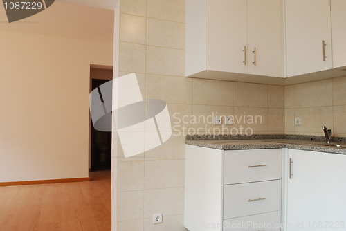 Image of Modern apartment kitchen