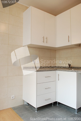 Image of Modern apartment kitchen