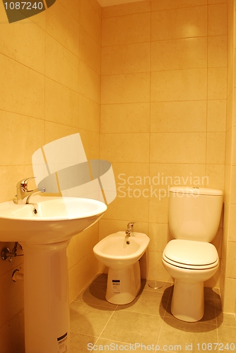 Image of Modern bathroom interior