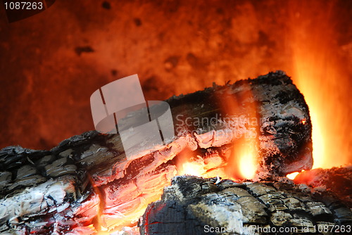 Image of Cozy home fireplace