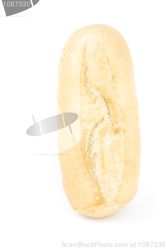 Image of Fresh and homemade white bread called baguette
