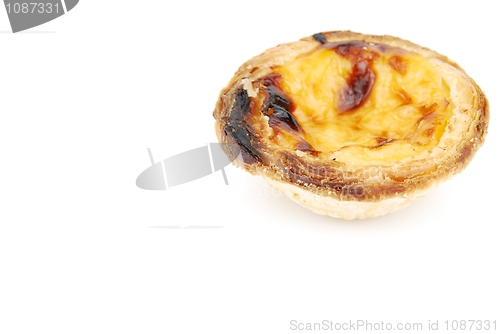 Image of Portugese pastry called pastel de nata