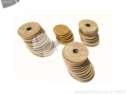 Image of coins, money