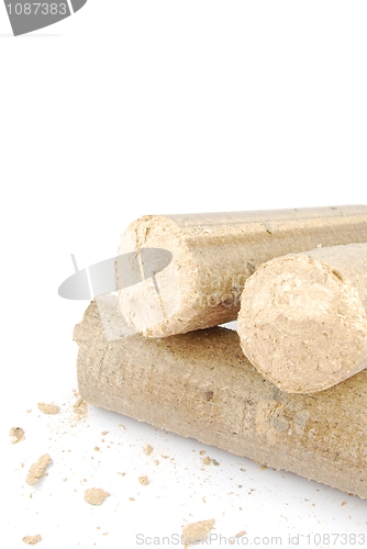 Image of Briquettes and granulated firewood