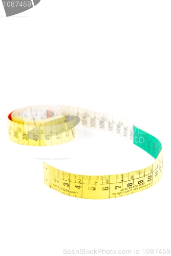 Image of Measuring tape on white